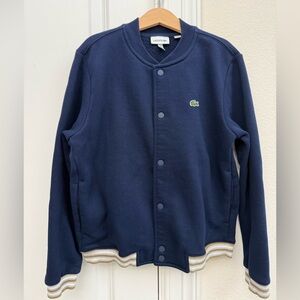 Lacoste Dark Blue Bomber Jacket Great Condition Sz 10